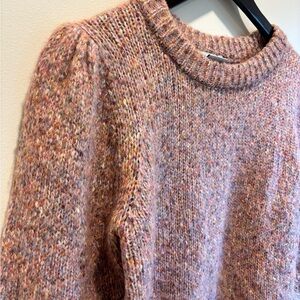 ICHI Pink Knit Sweater Size Medium